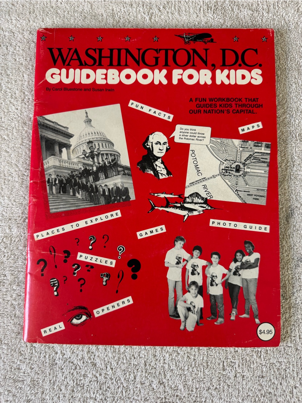 Washington D.C. Guidebook For Kids - Red Cover